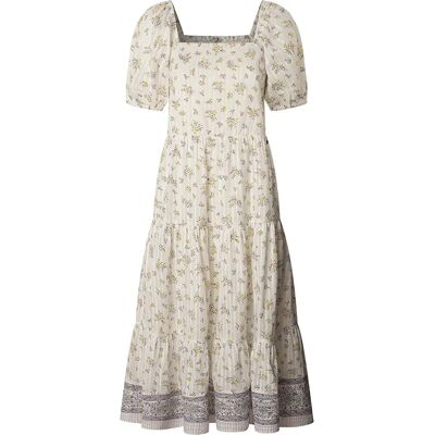 Pepe Jeans Vestito Lungo A Maniche Corte Lauren Mousse White S Pepe Jeans Vestito Lungo A Maniche Corte Lauren Mousse White S
