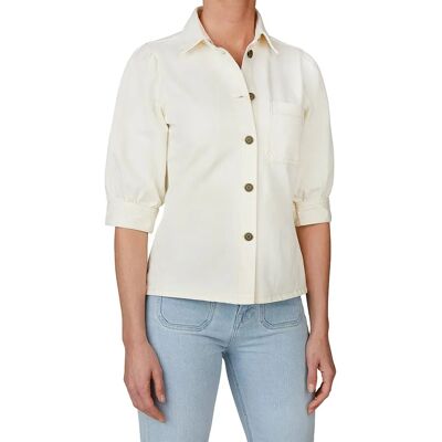 Pepe Jeans Camicia A Maniche Corte Macie Ecru Denim Denim M Pepe Jeans Camicia A Maniche Corte Macie Ecru Denim Denim M
