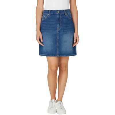 Pepe Jeans Gonna Corta Di Jeans A Vita Alta Mini Denim 4A2 S Pepe Jeans Gonna Corta Di Jeans A Vita Alta Mini Denim 4A2 S