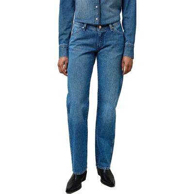 Wrangler Jeans A Vita Bassa Cowboy Straight Fit Lasso Lagoon 26 Wrangler Jeans A Vita Bassa Cowboy Straight Fit Lasso Lagoon 26