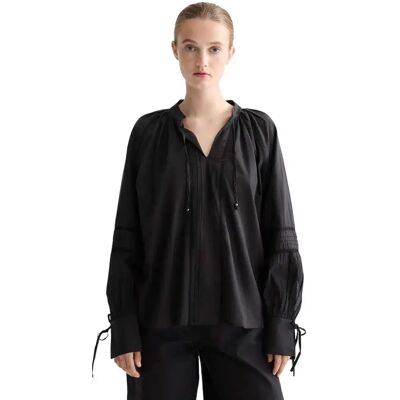 Scotch & Soda Blusa A Maniche Lunghe Lace And Ties Meteorite 34 Scotch & Soda Blusa A Maniche Lunghe Lace And Ties Meteorite 34