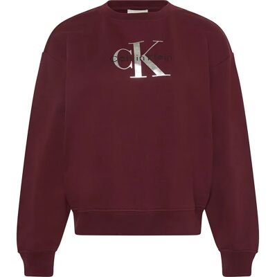 Calvin Klein Jeans Felpa Essentials Monogram French Terry Renaissance Red XS Calvin Klein Jeans Felpa Essentials Monogram French Terry Renaissance Red XS