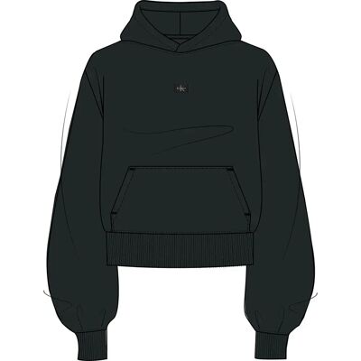 Calvin Klein Jeans Felpa Con Cappuccio Lv07d232g Black S Calvin Klein Jeans Felpa Con Cappuccio Lv07d232g Black S