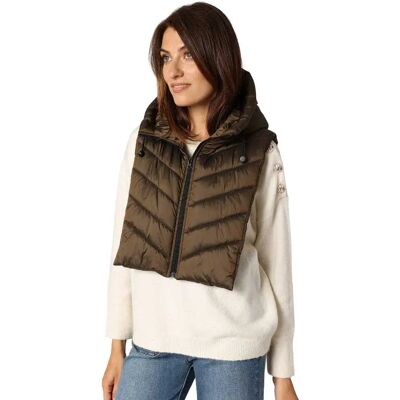 Deeluxe Gilet Hoodie Brown One Size Deeluxe Gilet Hoodie Brown One Size