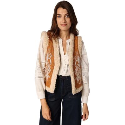 Deeluxe Gilet Di Maglia Larina Camel S Deeluxe Gilet Di Maglia Larina Camel S