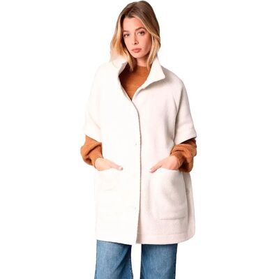 Deeluxe Gilet Di Maglia Mawira Cream S Deeluxe Gilet Di Maglia Mawira Cream S