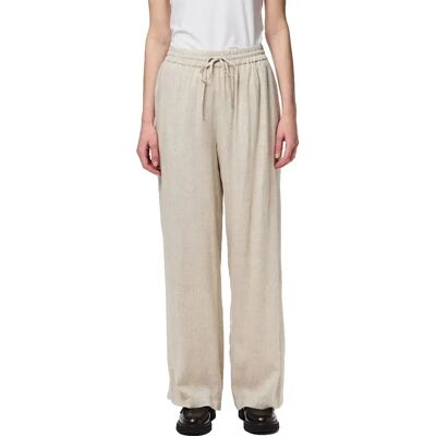 Pantaloni Wide pcPia - Misto lino - Gambe larghe - 77cm di lunghezza - Pantaloni Pantaloni Wide pcPia - Misto lino - Gambe larghe - 77cm di lunghezza - Pantaloni