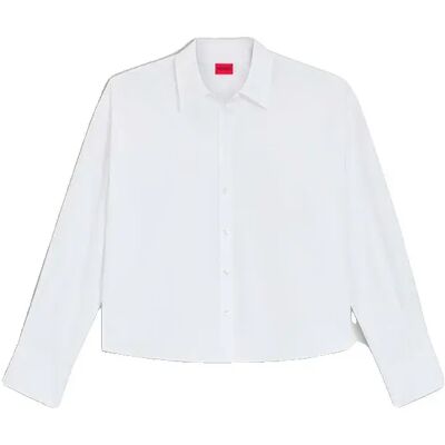 Hugo Blusa A Maniche Lunghe Elma 10258602 01 White 100 36 Hugo Blusa A Maniche Lunghe Elma 10258602 01 White 100 36