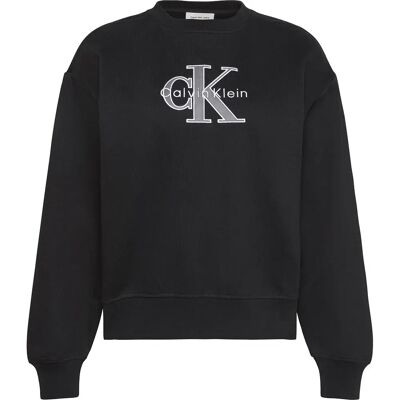 Calvin Klein Jeans Felpa Lv07e825g Black S Calvin Klein Jeans Felpa Lv07e825g Black S