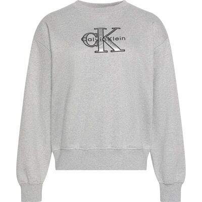 Calvin Klein Jeans Felpa Lv07e825g Heroic Grey Heather L Calvin Klein Jeans Felpa Lv07e825g Heroic Grey Heather L