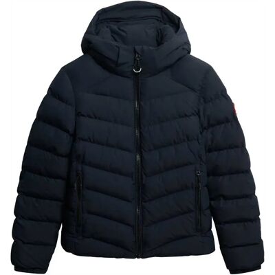 Superdry Giacca Trapuntata Hooded Fuji Padded Eclipse Navy XL Superdry Giacca Trapuntata Hooded Fuji Padded Eclipse Navy XL