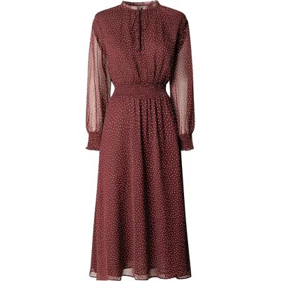 Pepe Jeans Vestito Midi A Maniche Lunghe Mariette Lotus Red S Pepe Jeans Vestito Midi A Maniche Lunghe Mariette Lotus Red S