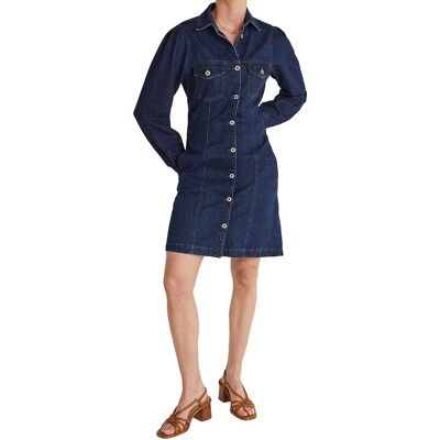 Pepe Jeans Vestito Corto A Maniche Lunghe Sunny Denim M Pepe Jeans Vestito Corto A Maniche Lunghe Sunny Denim M