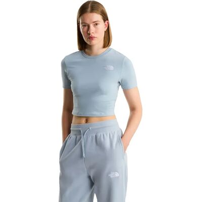 The North Face Maglietta A Maniche Corte Esential Cropped Slim Frost Grey S The North Face Maglietta A Maniche Corte Esential Cropped Slim Frost Grey S