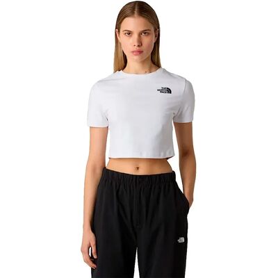 The North Face Maglietta A Maniche Corte Esential Cropped Slim TNF White L The North Face Maglietta A Maniche Corte Esential Cropped Slim TNF White L