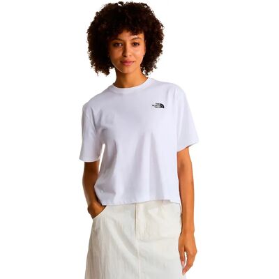 The North Face Maglietta A Maniche Corte Evolution Simple Dome Crop TNF White S The North Face Maglietta A Maniche Corte Evolution Simple Dome Crop TNF White S