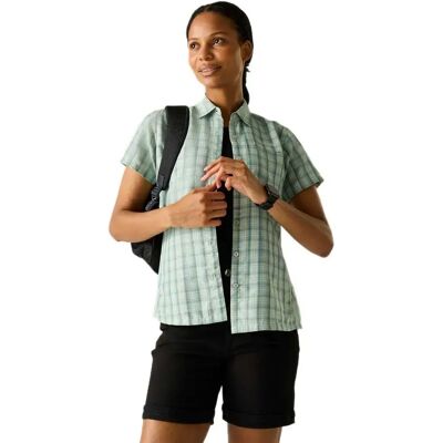 Regatta Camicia A Maniche Corte Mindano Viii Ocean Mist / Ivy Moss Check 38 Regatta Camicia A Maniche Corte Mindano Viii Ocean Mist / Ivy Moss Check 38