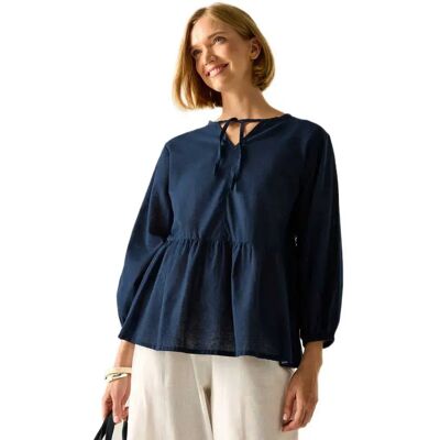 Regatta Blusa A Maniche 3/ Primden Navy 38 Regatta Blusa A Maniche 3/ Primden Navy 38