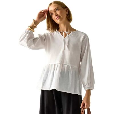 Regatta Blusa A Maniche Lunghe Primden White 38 Regatta Blusa A Maniche Lunghe Primden White 38