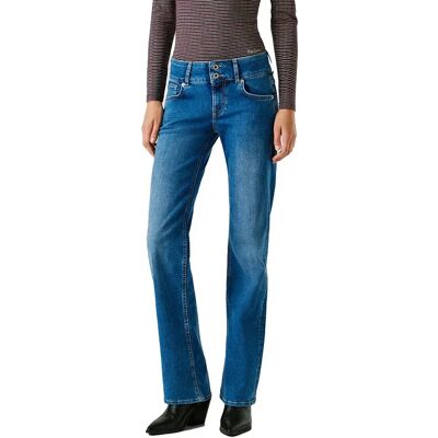 Pepe Jeans Jeans A Vita Bassa Straight Venus Denim 31 Pepe Jeans Jeans A Vita Bassa Straight Venus Denim 31