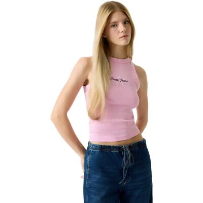 Guess Jeans Maglietta Senza Maniche W6rp23ka0h1 Soft Rose / Multicolor S Guess Jeans Maglietta Senza Maniche W6rp23ka0h1 Soft Rose / Multicolor S