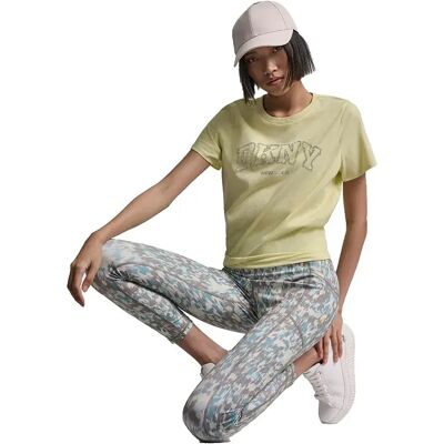 DKNY Maglietta A Maniche Corte Ny Logo Lemon Light S DKNY Maglietta A Maniche Corte Ny Logo Lemon Light S