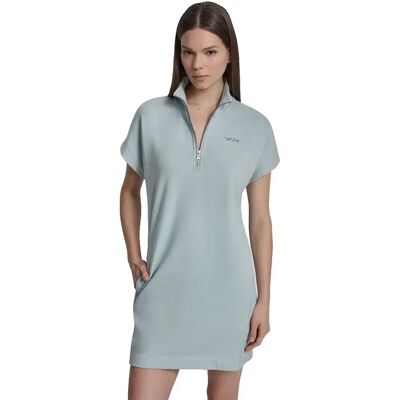 DKNY Vestito A Maniche Corte Terry Metallic Bubble Logo Mineral L DKNY Vestito A Maniche Corte Terry Metallic Bubble Logo Mineral L