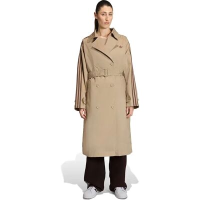 Adidas Originals Cappotto Trench Twill Cardboard S Adidas Originals Cappotto Trench Twill Cardboard S