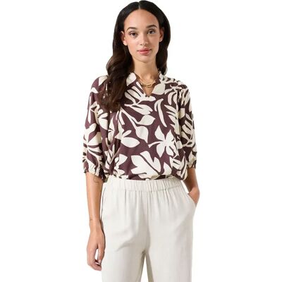 Garcia Blusa A Maniche 3/ P260233 Earth Brown S Garcia Blusa A Maniche 3/ P260233 Earth Brown S
