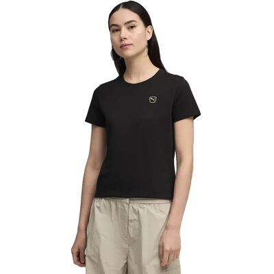Maglietta A Maniche Corte Ess Elevated Puma Black S Maglietta A Maniche Corte Ess Elevated Puma Black S