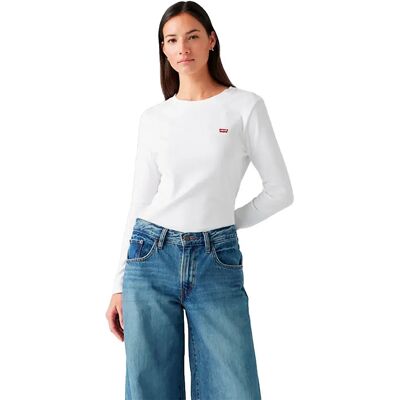 Levi´s ® Maglietta A Maniche Lunghe Essential Hm White S Levi´s ® Maglietta A Maniche Lunghe Essential Hm White S