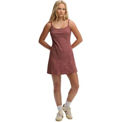 Superdry Vestito Corto Senza Maniche Printed Cami Mini Bordeaux Red Mini Roses XS Superdry Vestito Corto Senza Maniche Printed Cami Mini Bordeaux Red Mini Roses XS