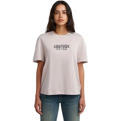 G-star Maglietta A Maniche Corte Inside Print Burnished Lilac 2XS G-star Maglietta A Maniche Corte Inside Print Burnished Lilac 2XS