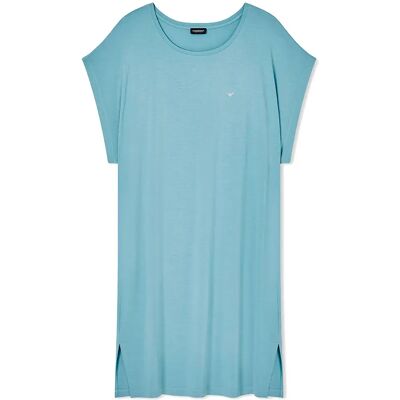 Emporio Armani Camicia Da Notte A Maniche Corte Ew002965_af1902 Aqua M Emporio Armani Camicia Da Notte A Maniche Corte Ew002965_af1902 Aqua M