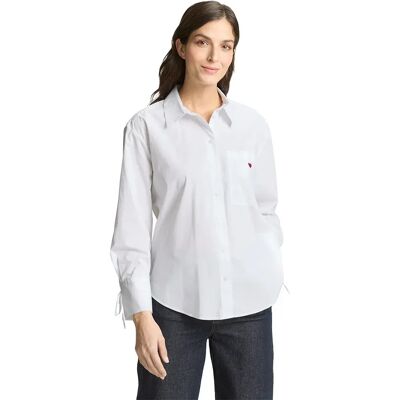 Tom Tailor Blusa A Maniche Lunghe 109800 White 42 Tom Tailor Blusa A Maniche Lunghe 109800 White 42