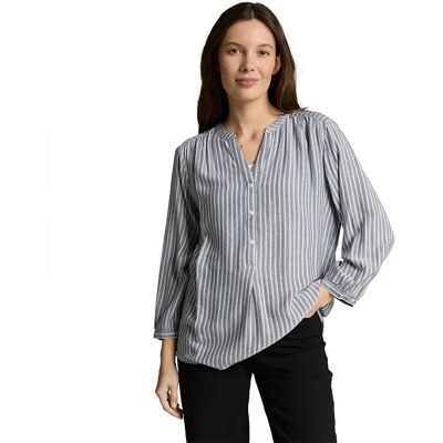 Tom Tailor Blusa A Maniche Lunghe 1050771 Navy White Stripe 36 Tom Tailor Blusa A Maniche Lunghe 1050771 Navy White Stripe 36