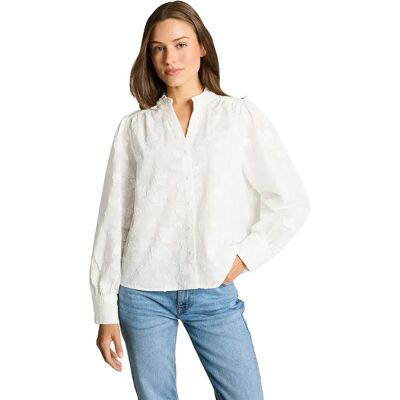 Tom Tailor Blusa A Maniche Lunghe 1050775 White 42 Tom Tailor Blusa A Maniche Lunghe 1050775 White 42