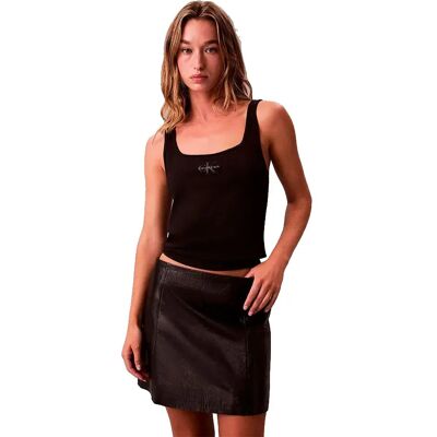 Calvin Klein Jeans Maglietta Senza Maniche Lv07a80g Black XL Calvin Klein Jeans Maglietta Senza Maniche Lv07a80g Black XL