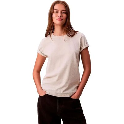 Calvin Klein Jeans Maglietta A Maniche Corte Lv07b22g Vanilla Heather 2XL Calvin Klein Jeans Maglietta A Maniche Corte Lv07b22g Vanilla Heather 2XL