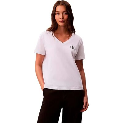 Calvin Klein Jeans Maglietta A Maniche Corte Con Collo A V Lv07c906g 2 Unità Adrenaline Rush / Brilliant White 2XS Calvin Klein Jeans Maglietta A Maniche Corte Con Collo A V Lv07c906g 2 Unità Adrenaline Rush / Brilliant White 2XS