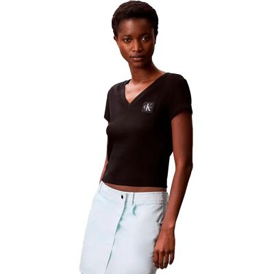 Calvin Klein Jeans Top A Maniche Corte Lv07c910g Black XL Calvin Klein Jeans Top A Maniche Corte Lv07c910g Black XL