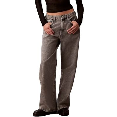 Calvin Klein Jeans Jeans Lv07d83g Wide Leg Grey Sterling 28 Calvin Klein Jeans Jeans Lv07d83g Wide Leg Grey Sterling 28