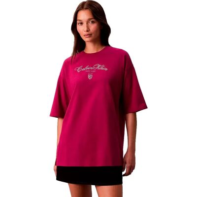 Calvin Klein Jeans Maglietta A Maniche Corte Lv07e232g Fruity Sangria M Calvin Klein Jeans Maglietta A Maniche Corte Lv07e232g Fruity Sangria M