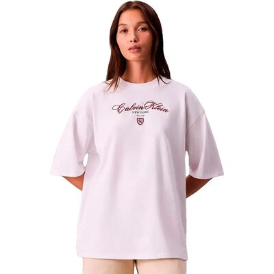 Calvin Klein Jeans Maglietta A Maniche Corte Lv07e232g Bright White XS Calvin Klein Jeans Maglietta A Maniche Corte Lv07e232g Bright White XS
