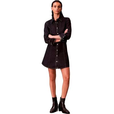 Calvin Klein Jeans Vestito A Maniche Lunghe Lv07e790g Classic Ck Rinse S Calvin Klein Jeans Vestito A Maniche Lunghe Lv07e790g Classic Ck Rinse S