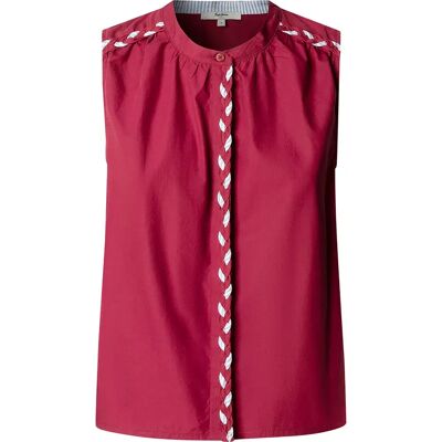 Pepe Jeans Blusa Senza Maniche Brita Cranberry Pink XS Pepe Jeans Blusa Senza Maniche Brita Cranberry Pink XS
