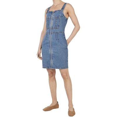 Pepe Jeans Vestito Corto Senza Maniche Isla Mid Blue XS Pepe Jeans Vestito Corto Senza Maniche Isla Mid Blue XS