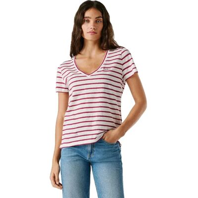 Pepe Jeans Maglietta A Maniche Corte Con Collo A V Megan Antique White S Pepe Jeans Maglietta A Maniche Corte Con Collo A V Megan Antique White S