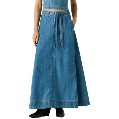 Pepe Jeans Gonna Lunga Pl9011928 Indigo Denim S Pepe Jeans Gonna Lunga Pl9011928 Indigo Denim S