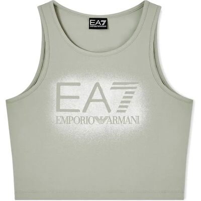 Ea7 Emporio Armani Maglietta Senza Maniche 7w001068_af128 Desert Sage M Ea7 Emporio Armani Maglietta Senza Maniche 7w001068_af128 Desert Sage M
